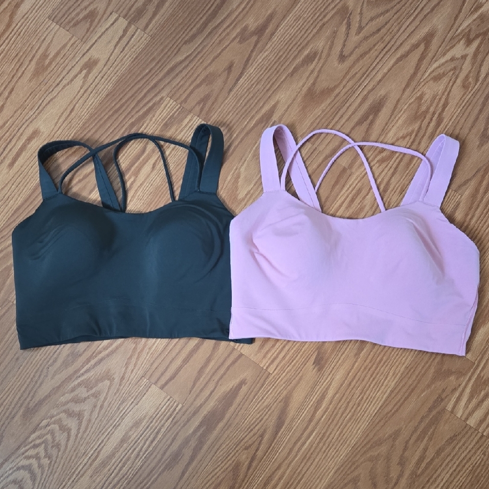 2 Lululemon - Like A Cloud Longline Sports Bras - 10 D/DD